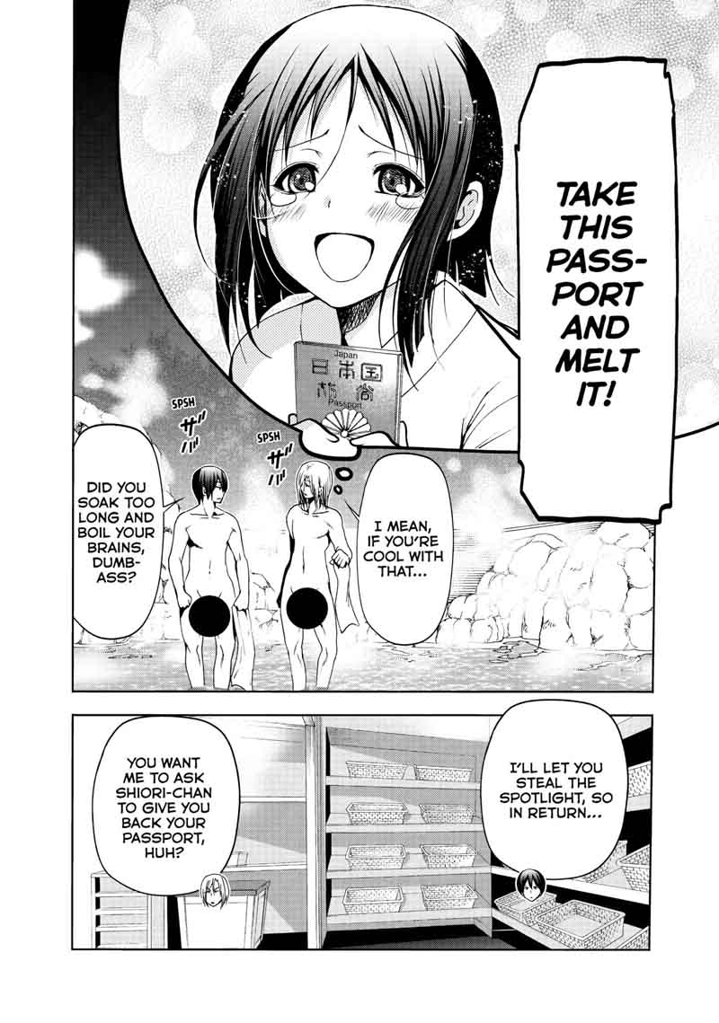 Grand Blue Manga Chapter 48 page 7 - Saving Private Passport scene