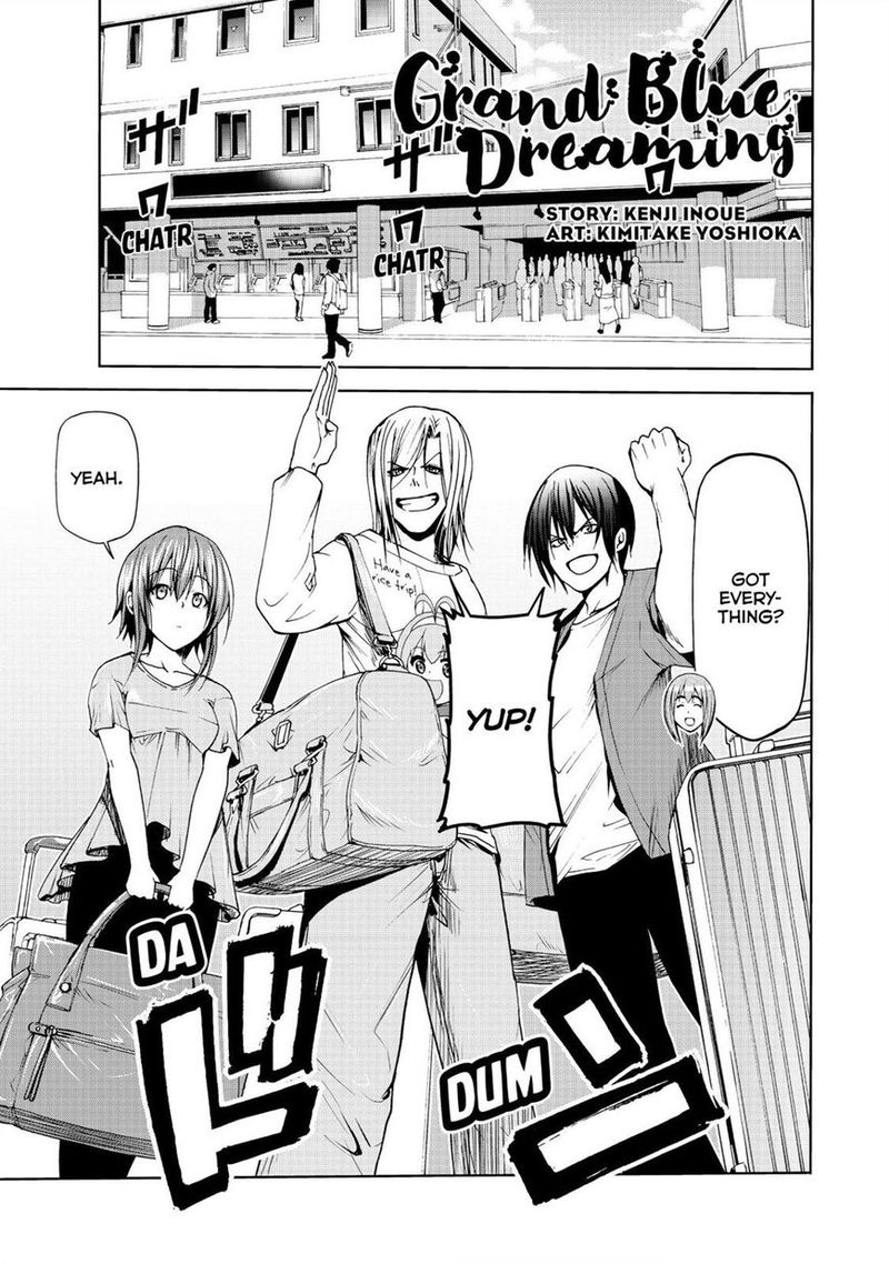 Grand Blue Manga Chapter 50 page 2 - Reunion scene