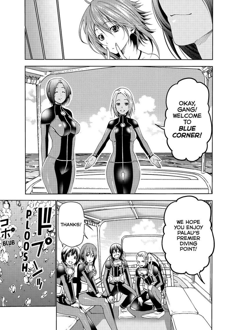 Grand Blue Manga Chapter 51 page 27 - The Seas of Palau scene
