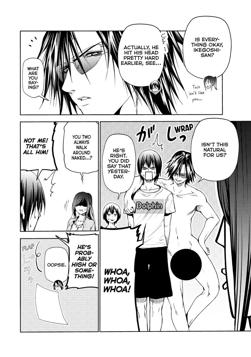 Grand Blue Manga Chapter 52 page 37 - TV Special scene