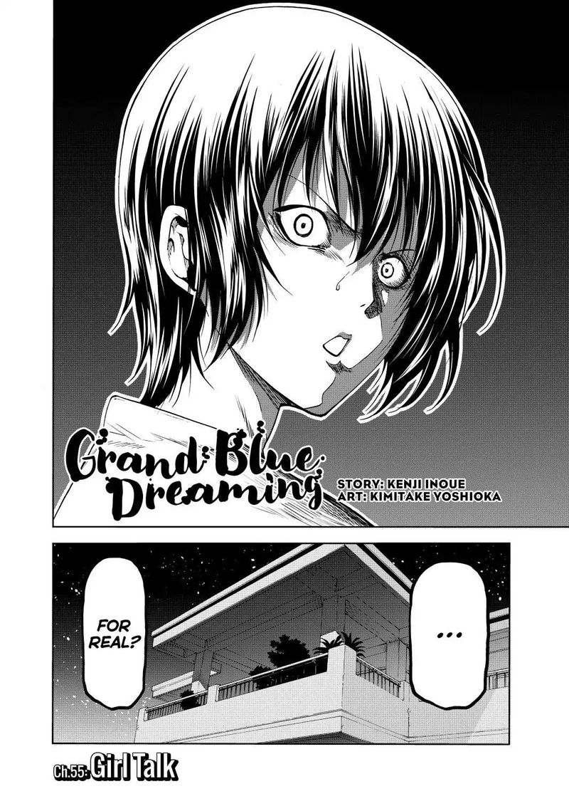 Grand Blue Manga Chapter 55 page 4 - Girl Talk scene