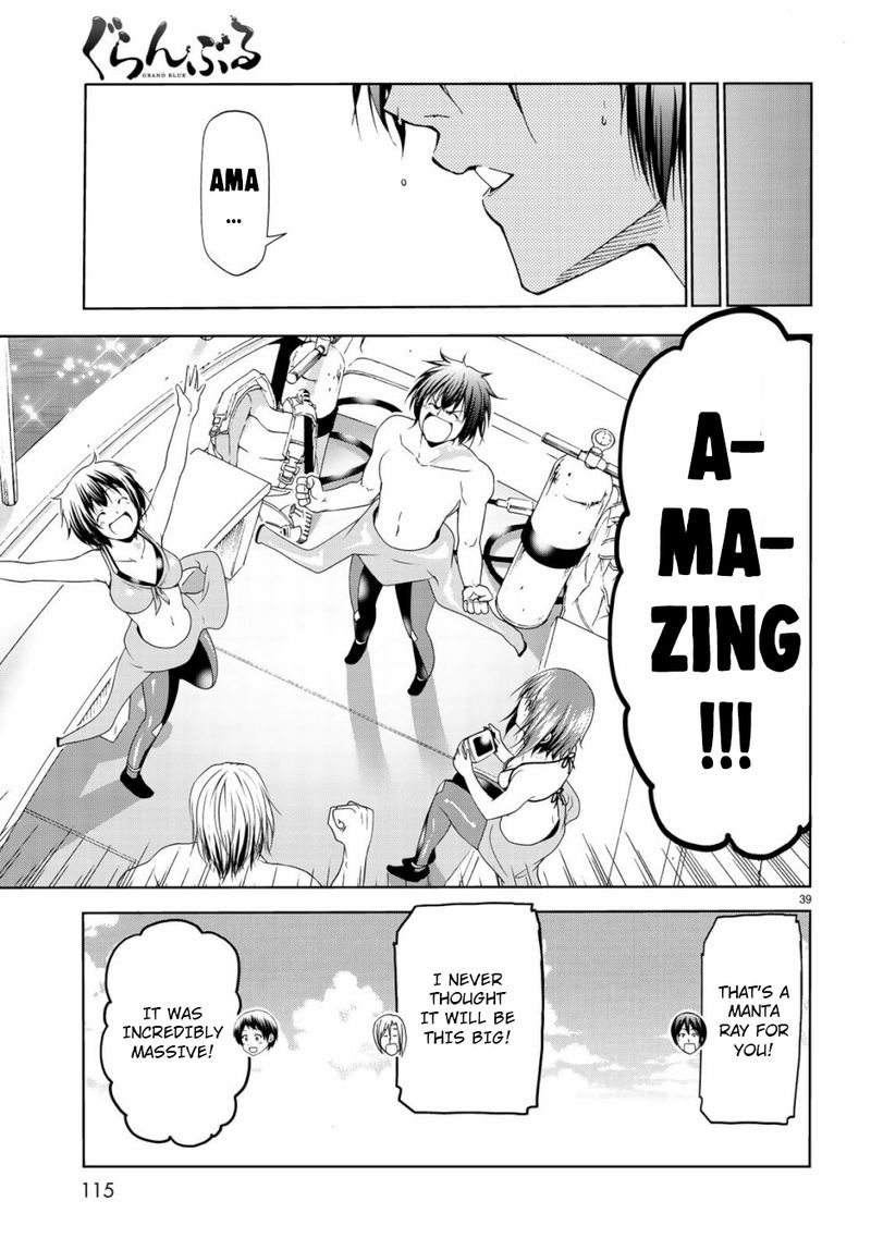 Grand Blue Manga Chapter 56 page 35 - Fun Dive scene