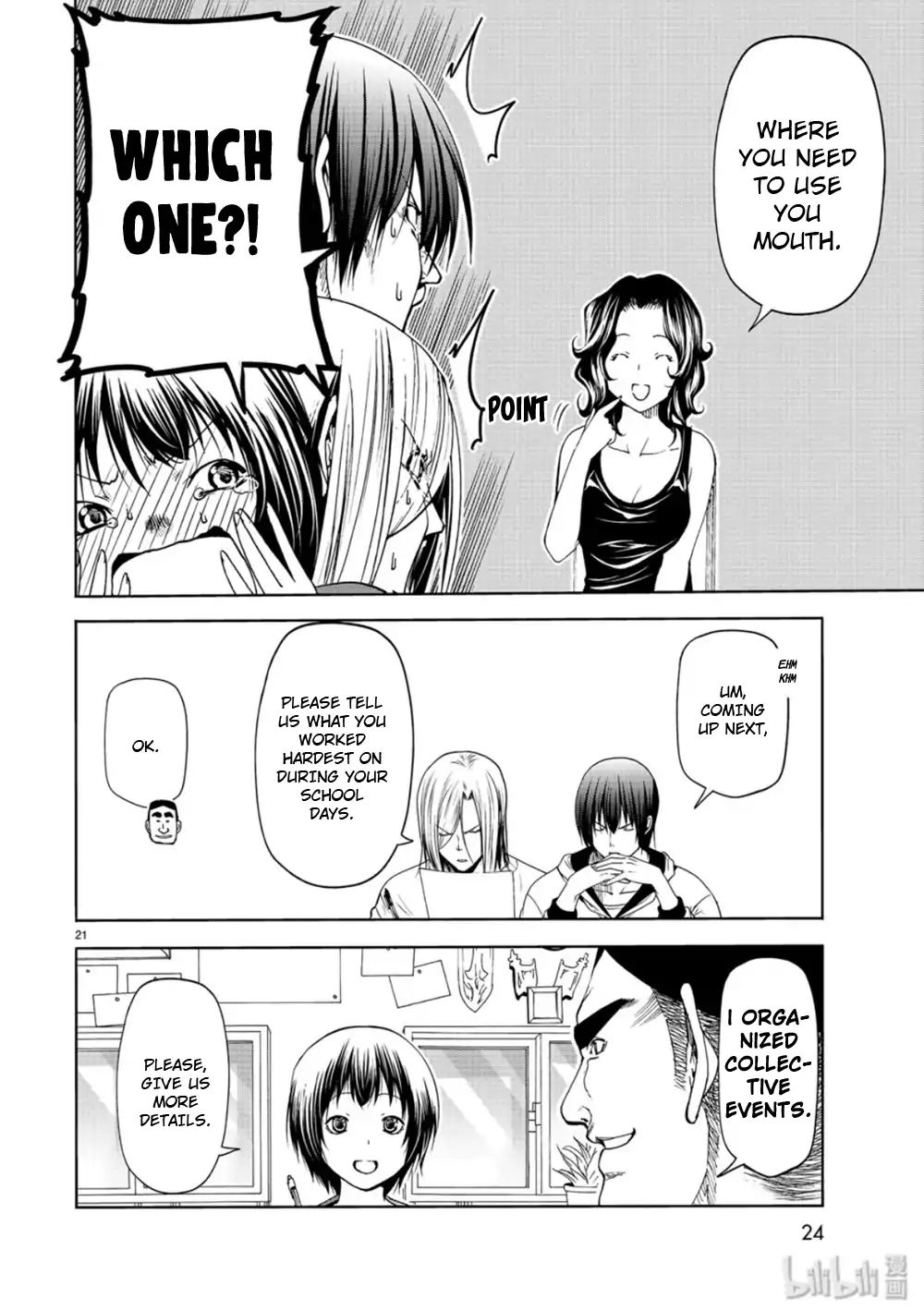 Grand Blue Manga Chapter 58 page 21 - Back to School scene