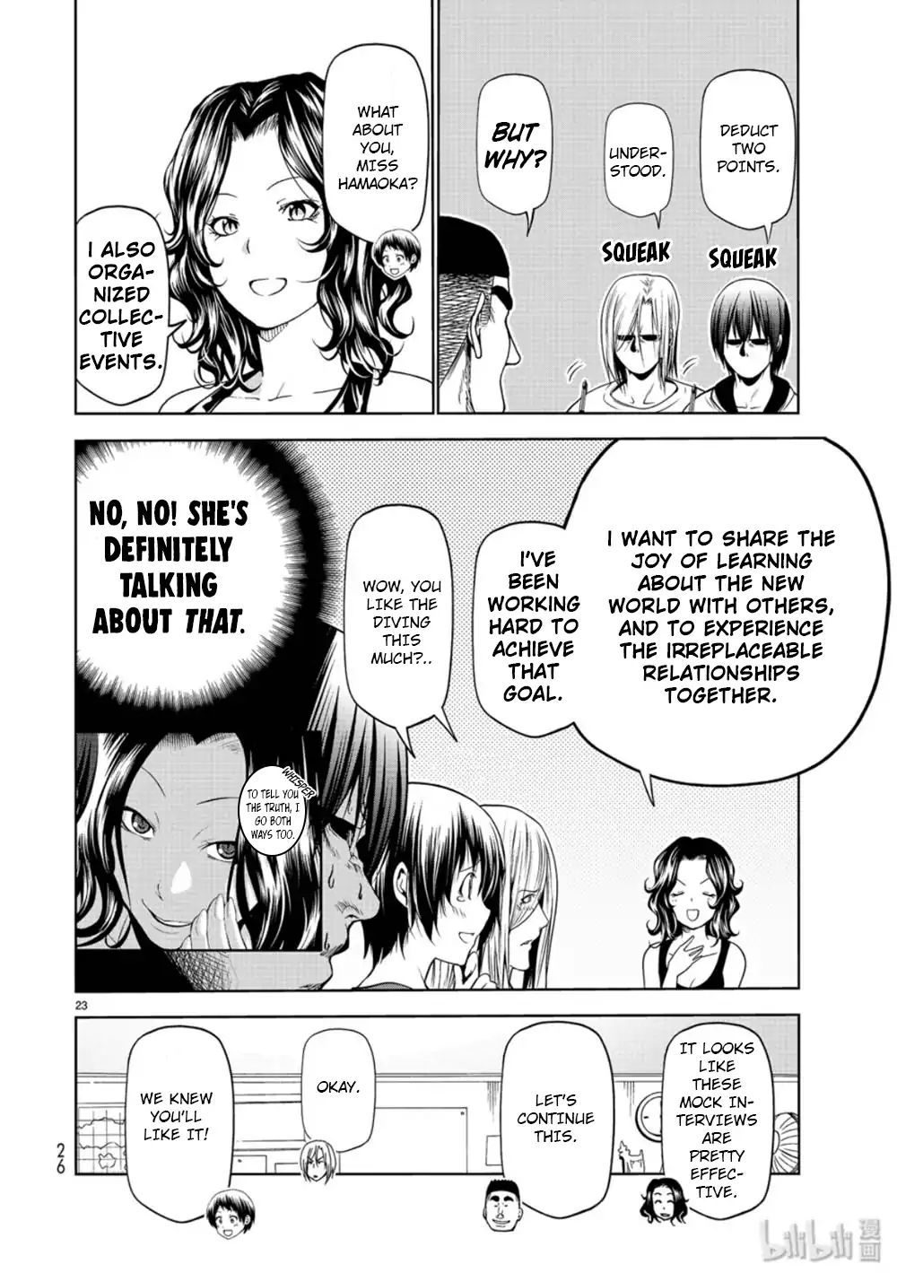 Grand Blue Manga Chapter 58 page 23 - Back to School scene