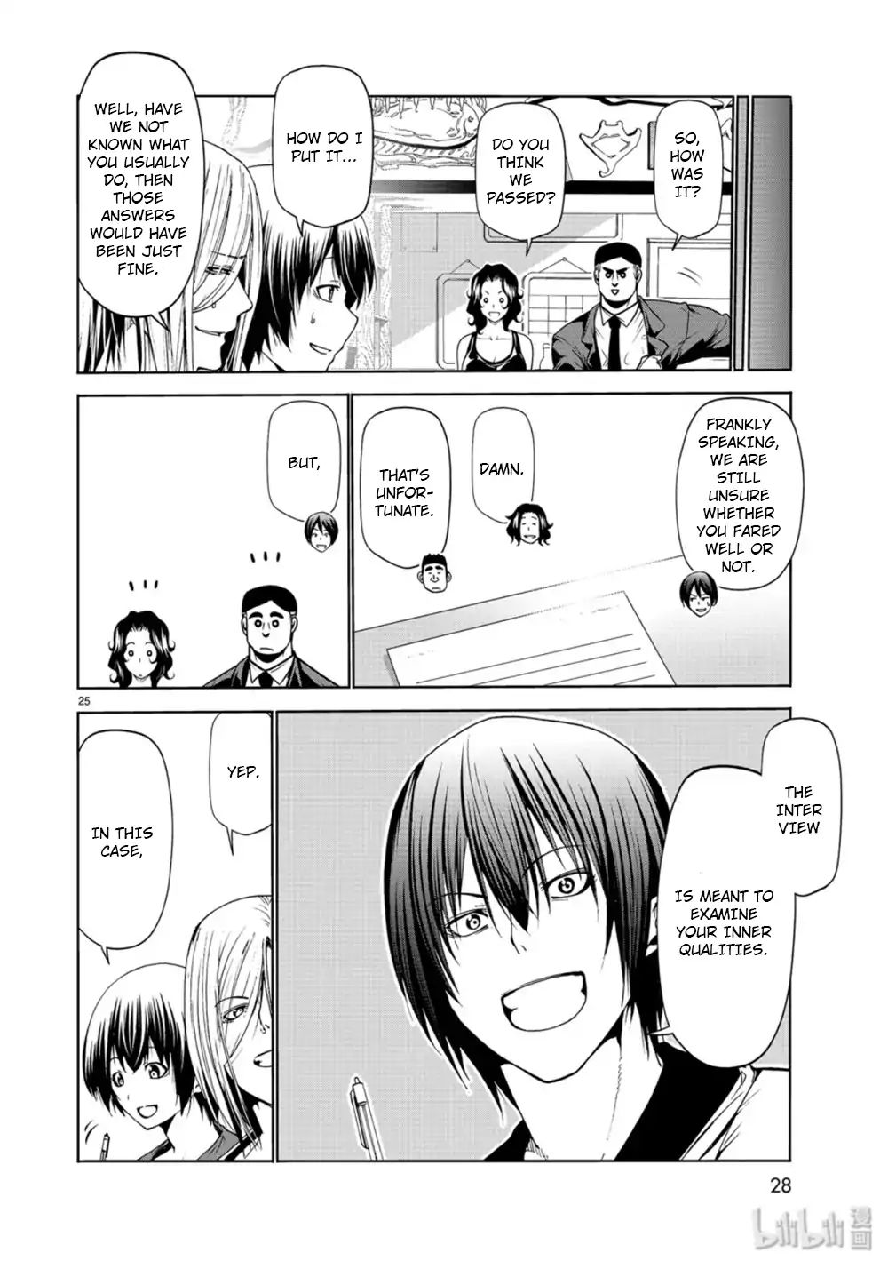 Grand Blue Manga Chapter 58 page 25 - Back to School scene