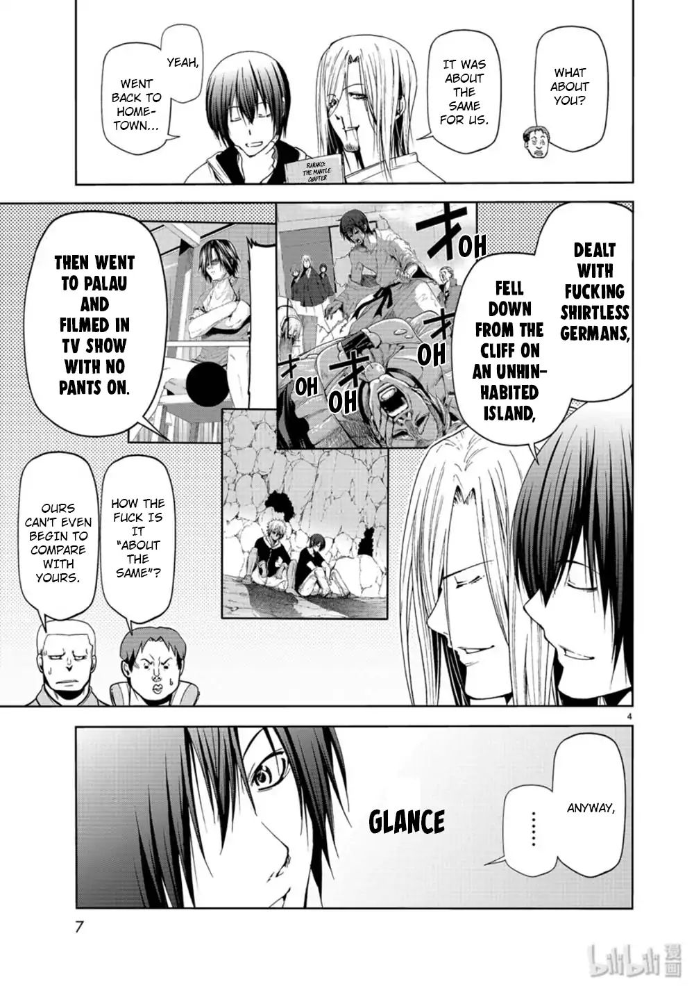 Grand Blue Manga Chapter 58 page 4 - Back to School scene