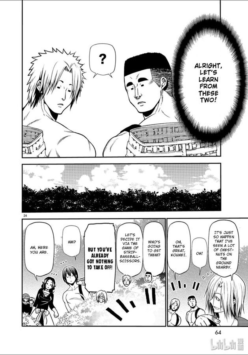 Grand Blue Manga Chapter 60 page 24 - Chestnut Picking scene