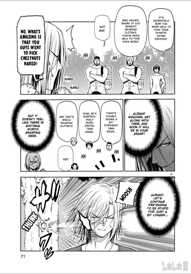Grand Blue Manga Chapter 60 page 31 - Chestnut Picking scene