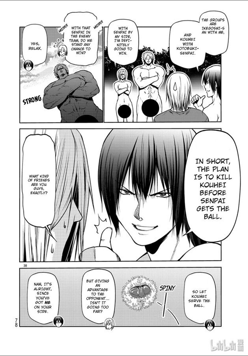 Grand Blue Manga Chapter 60 page 38 - Chestnut Picking scene