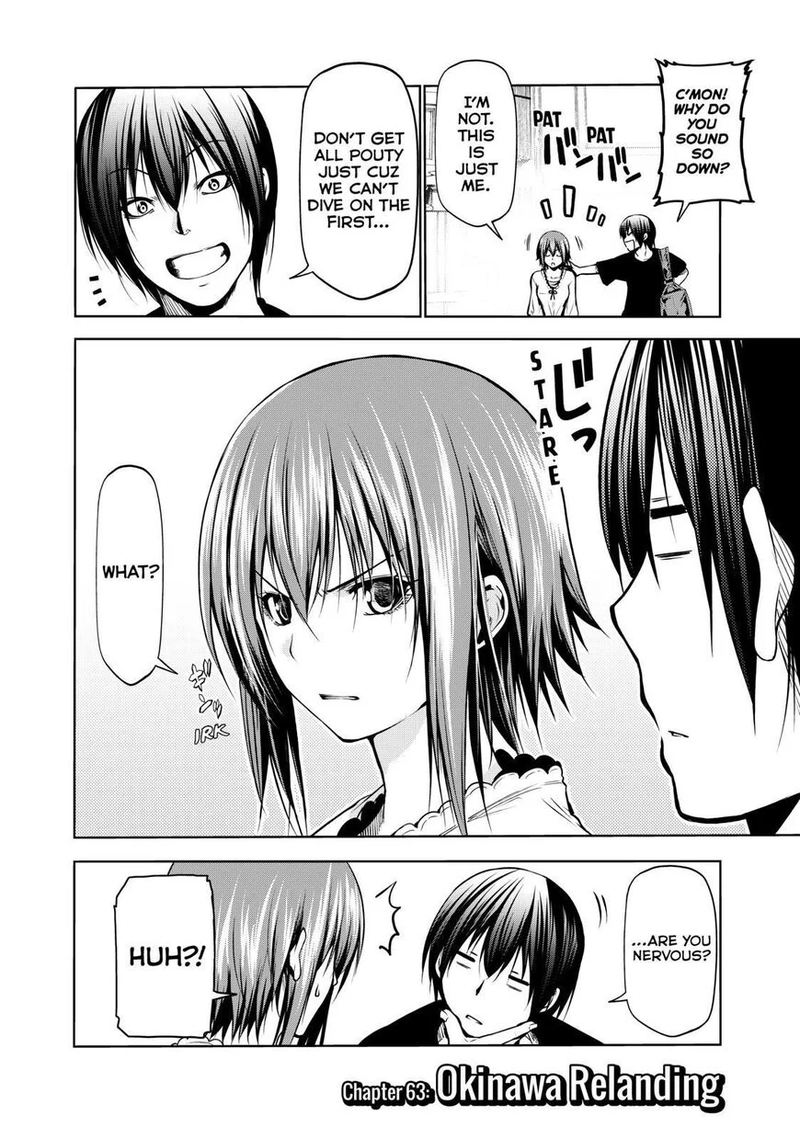 Grand Blue Manga Chapter 63 page 2 - Okinawa Relanding scene