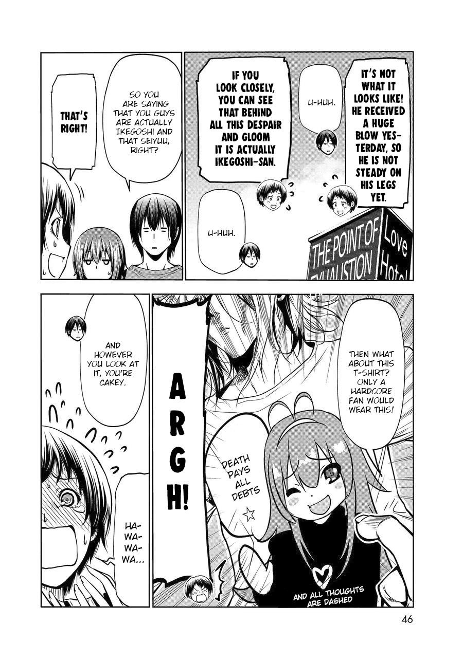 Grand Blue Manga Chapter 65 page 4 - Day Two of Chaos scene