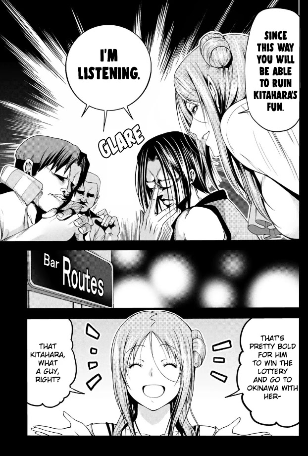Grand Blue Manga Chapter 66 page 13 - Sakurako's Journey scene