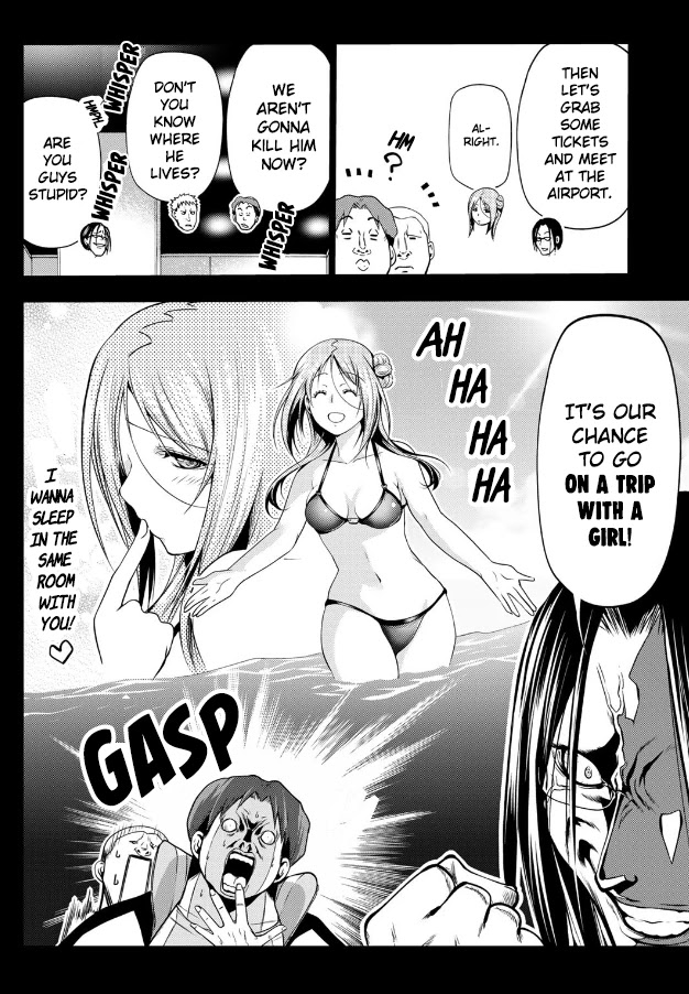 Grand Blue Manga Chapter 66 page 18 - Sakurako's Journey scene