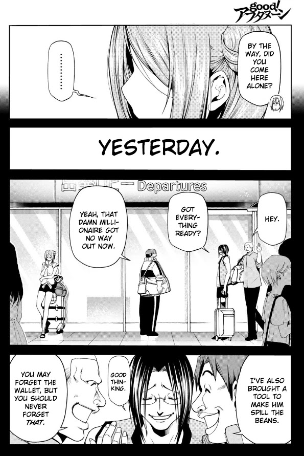 Grand Blue Manga Chapter 66 page 20 - Sakurako's Journey scene