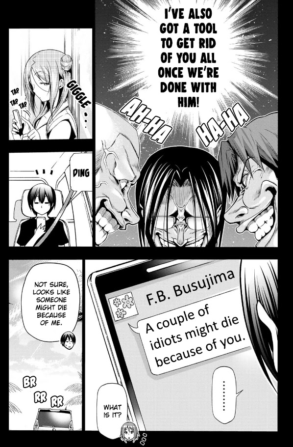 Grand Blue Manga Chapter 66 page 21 - Sakurako's Journey scene