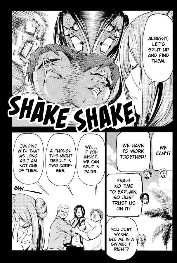 Grand Blue Manga Chapter 66 page 25 - Sakurako's Journey scene