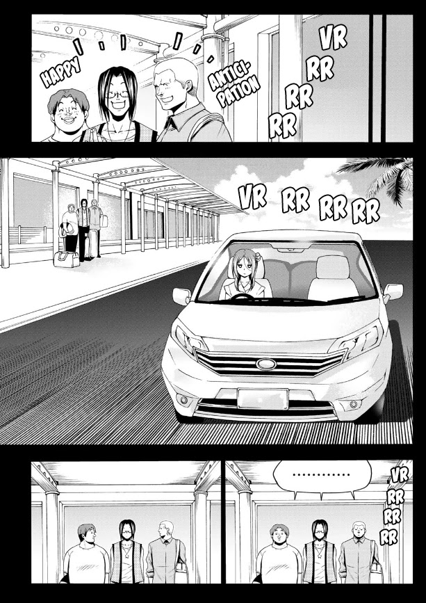 Grand Blue Manga Chapter 66 page 27 - Sakurako's Journey scene
