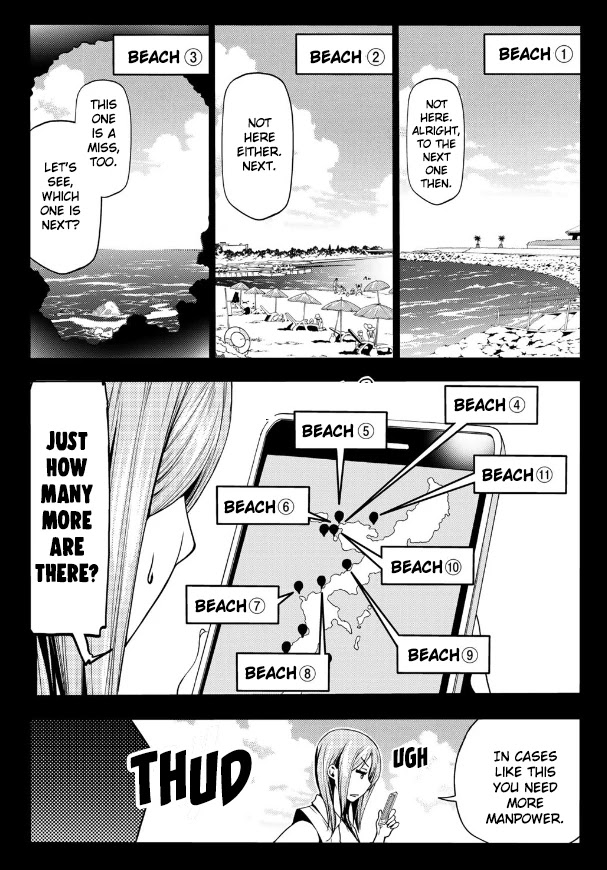 Grand Blue Manga Chapter 66 page 29 - Sakurako's Journey scene