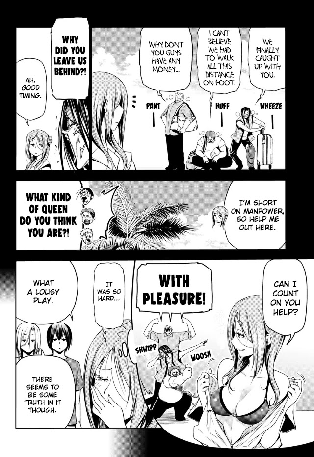 Grand Blue Manga Chapter 66 page 30 - Sakurako's Journey scene