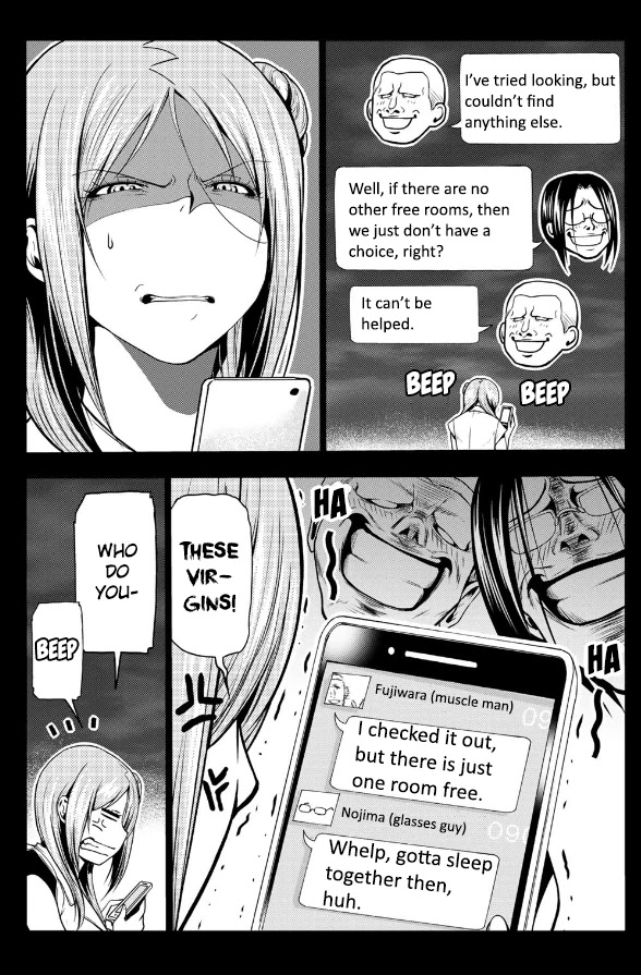 Grand Blue Manga Chapter 66 page 34 - Sakurako's Journey scene