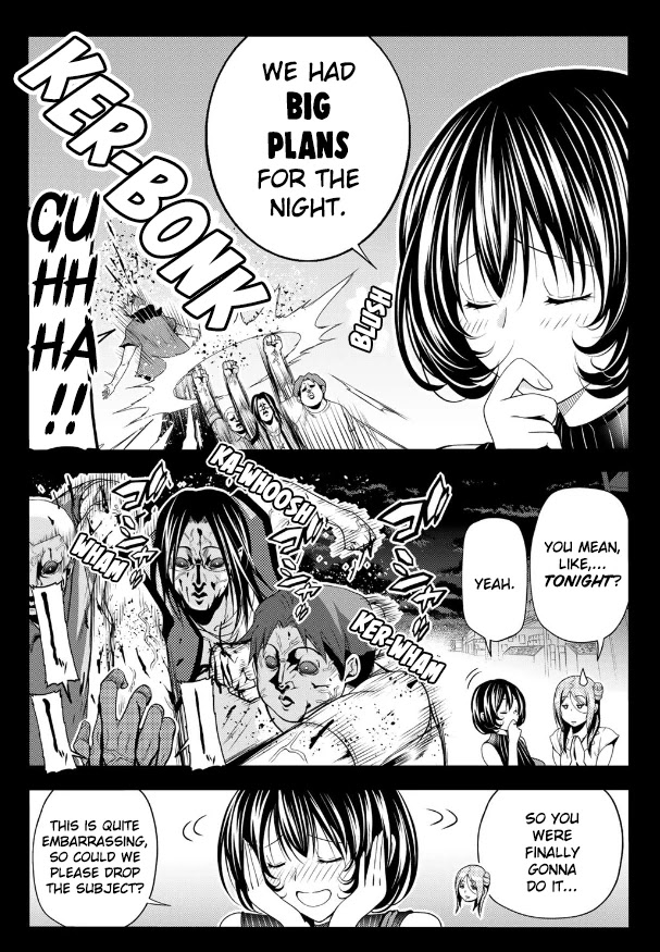 Grand Blue Manga Chapter 66 page 39 - Sakurako's Journey scene