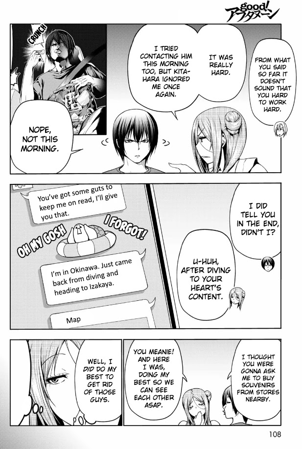 Grand Blue Manga Chapter 66 page 41 - Sakurako's Journey scene