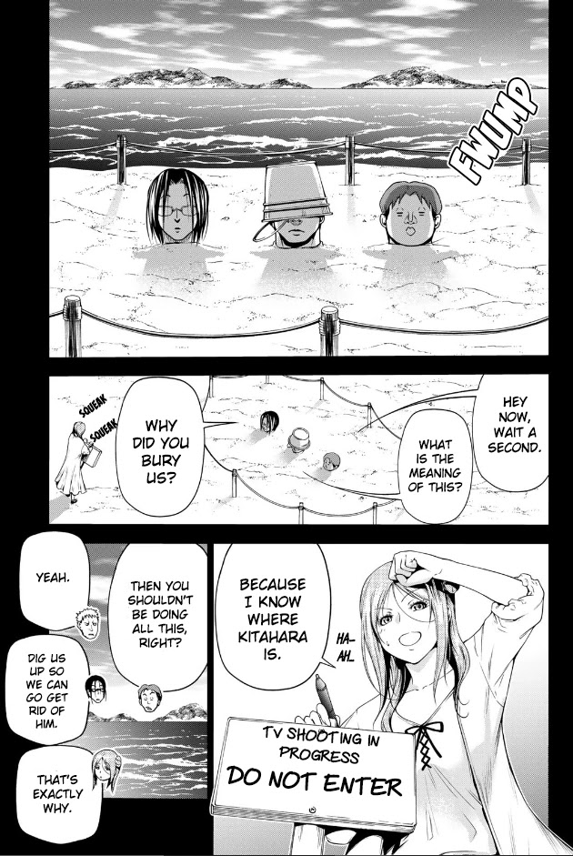 Grand Blue Manga Chapter 66 page 42 - Sakurako's Journey scene