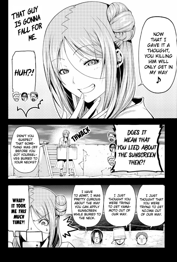 Grand Blue Manga Chapter 66 page 43 - Sakurako's Journey scene