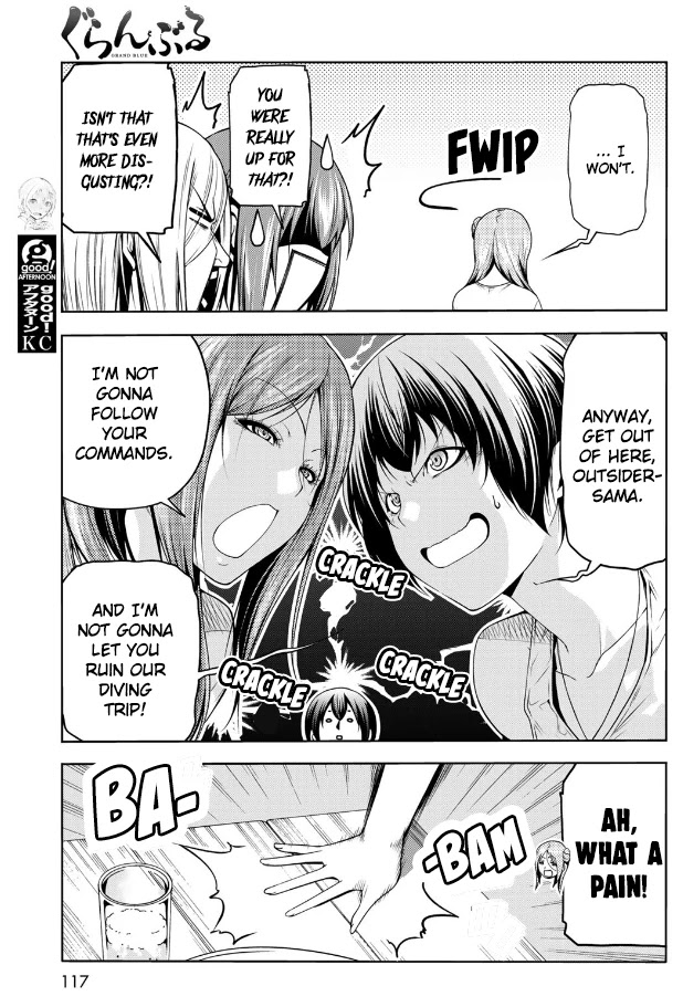 Grand Blue Manga Chapter 66 page 50 - Sakurako's Journey scene