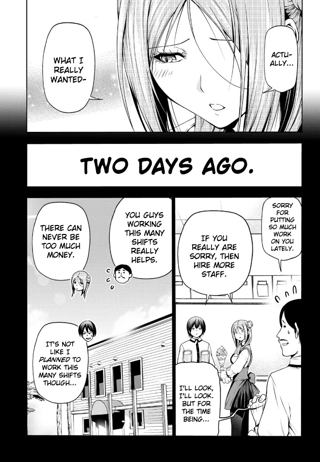 Grand Blue Manga Chapter 66 page 7 - Sakurako's Journey scene