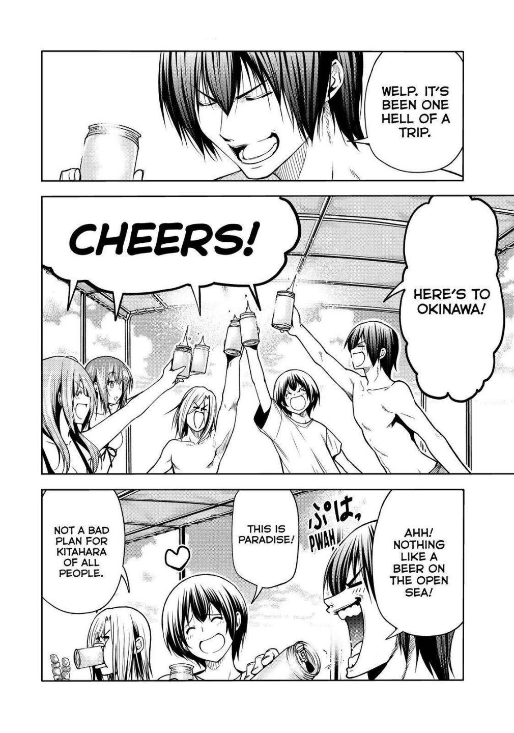 Grand Blue Manga Chapter 69 page 10 - Two to Return scene