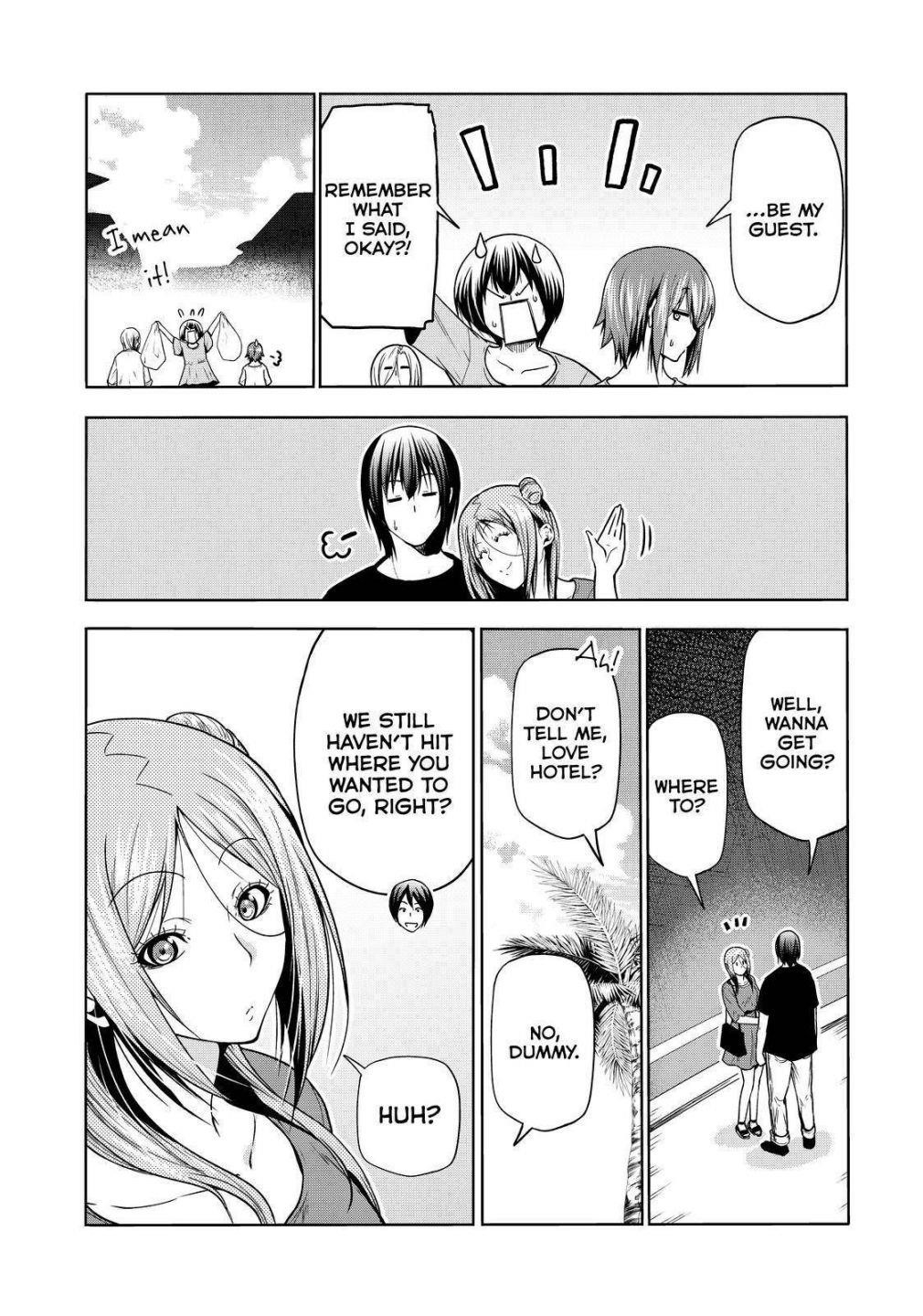Grand Blue Manga Chapter 69 page 25 - Two to Return scene