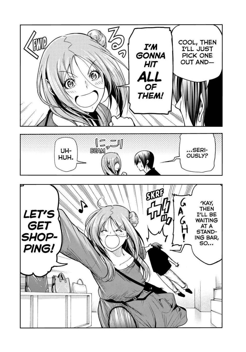 Grand Blue Manga Chapter 69 page 28 - Two to Return scene