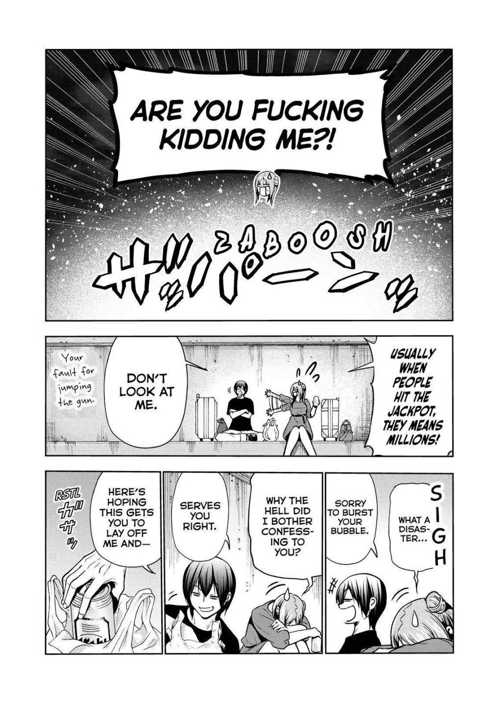 Grand Blue Manga Chapter 69 page 43 - Two to Return scene