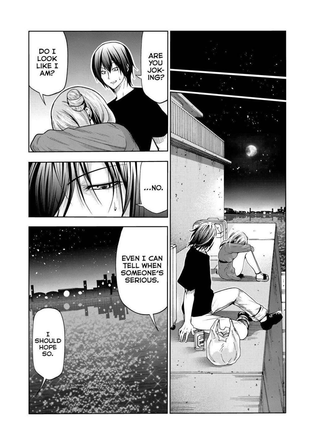 Grand Blue Manga Chapter 69 page 48 - Two to Return scene