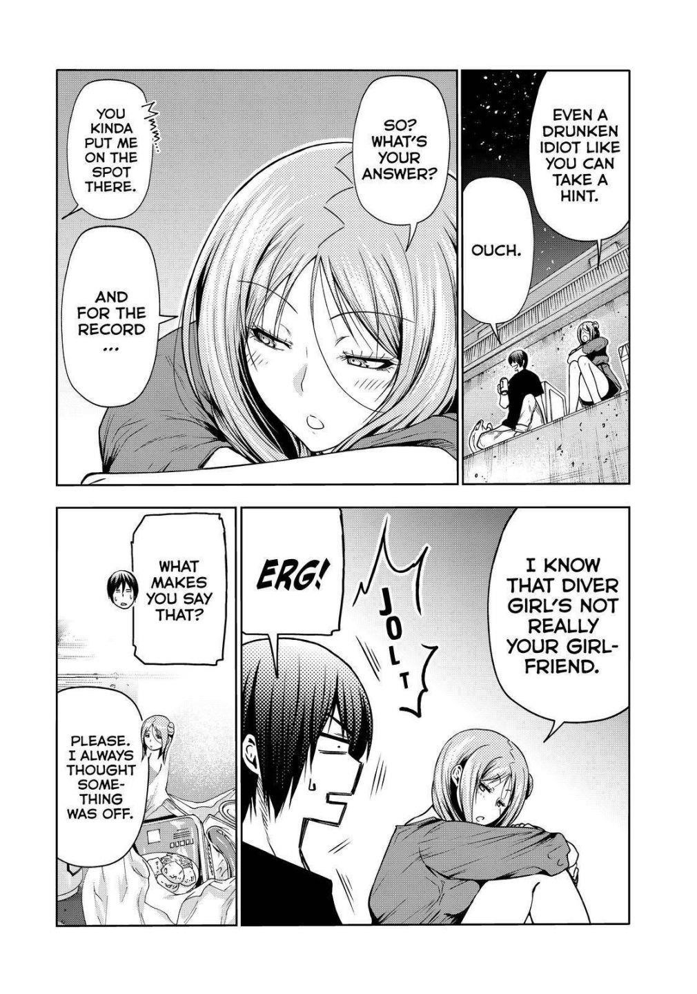 Grand Blue Manga Chapter 69 page 49 - Two to Return scene