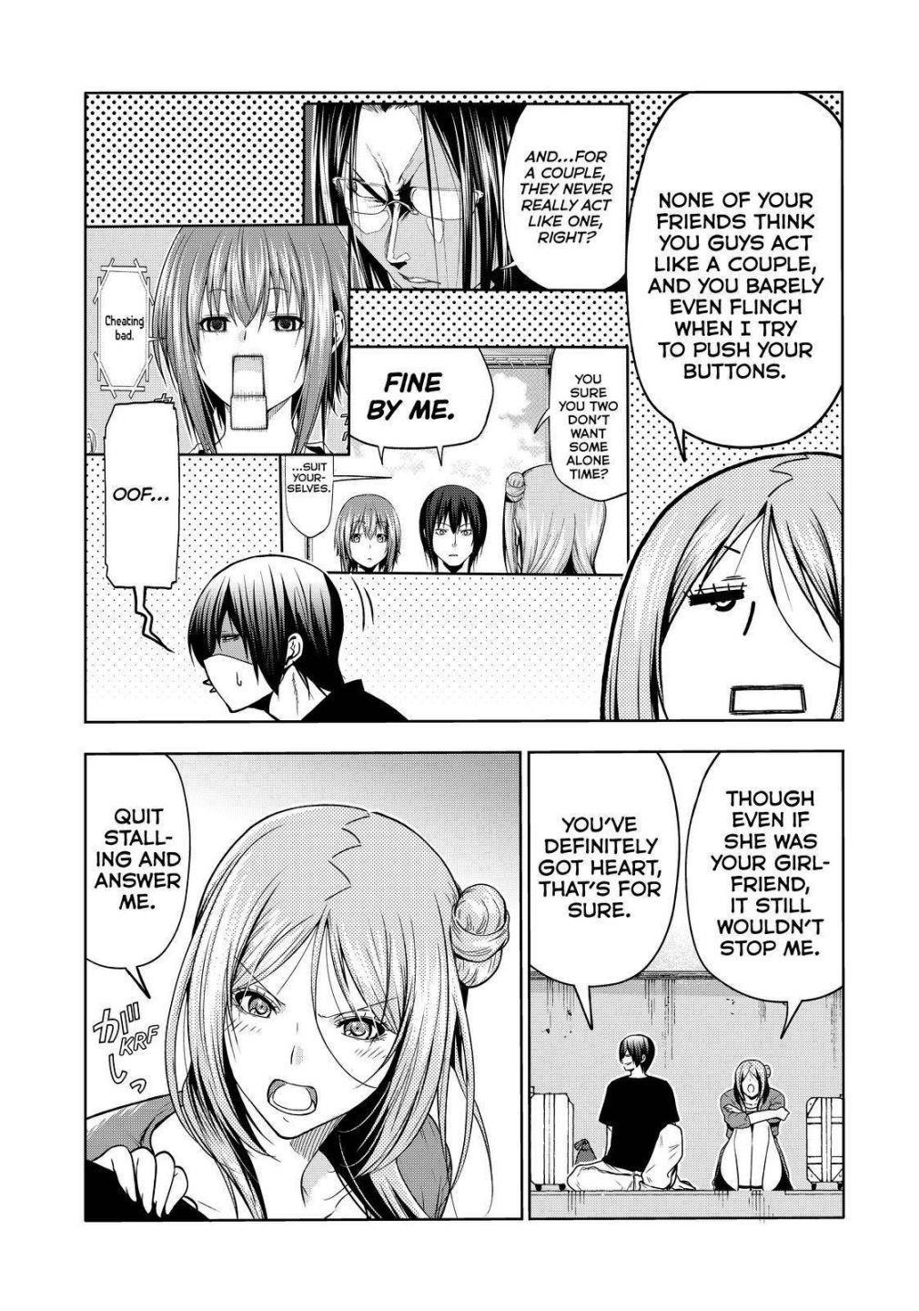 Grand Blue Manga Chapter 69 page 50 - Two to Return scene