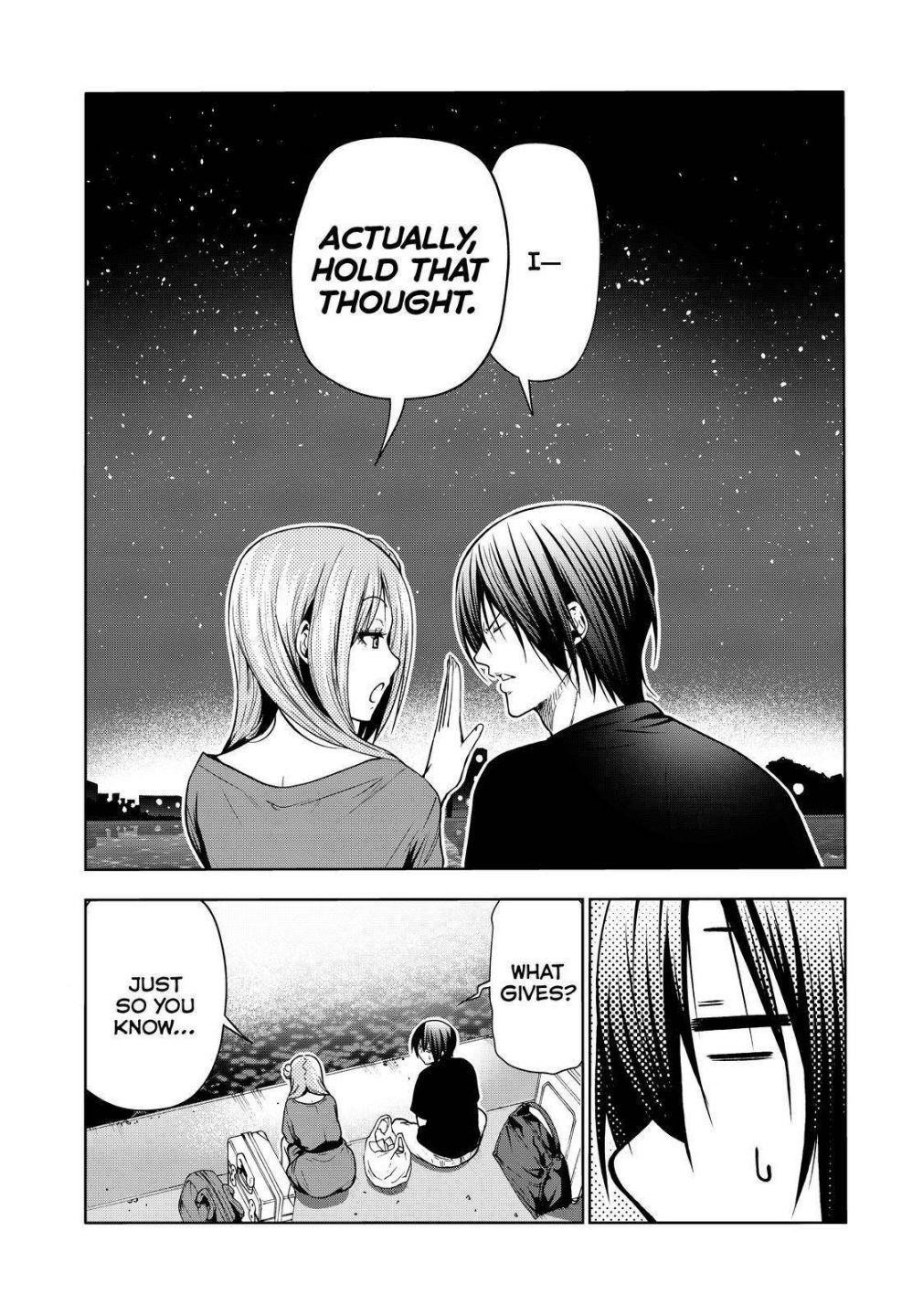 Grand Blue Manga Chapter 69 page 52 - Two to Return scene