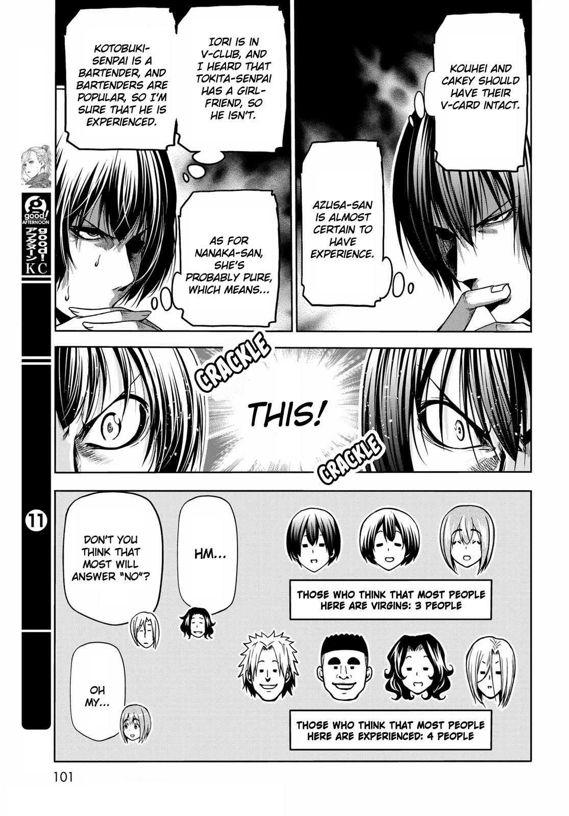 Grand Blue Manga Chapter 70 page 11 - Death Game scene