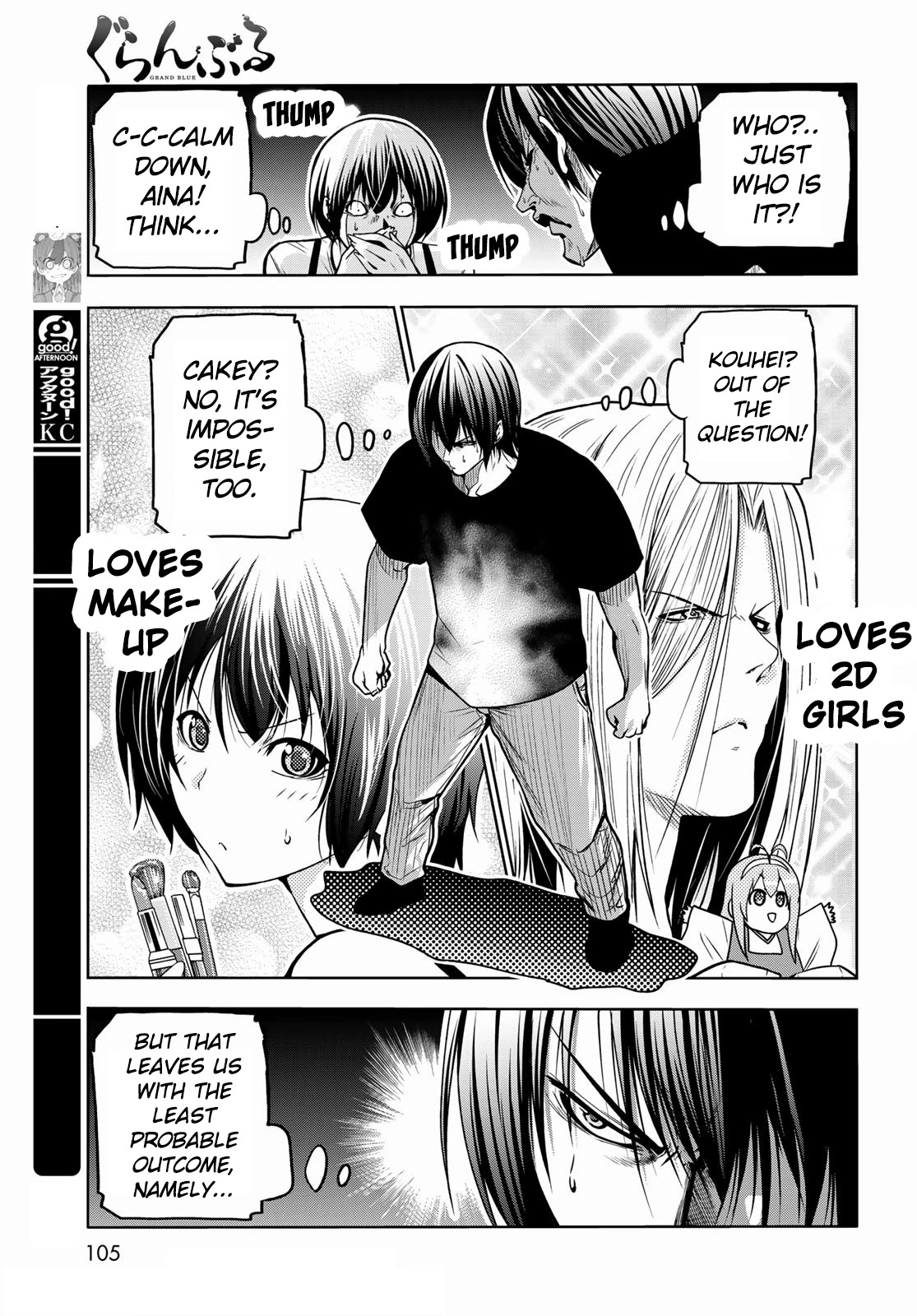 Grand Blue Manga Chapter 70 page 15 - Death Game scene