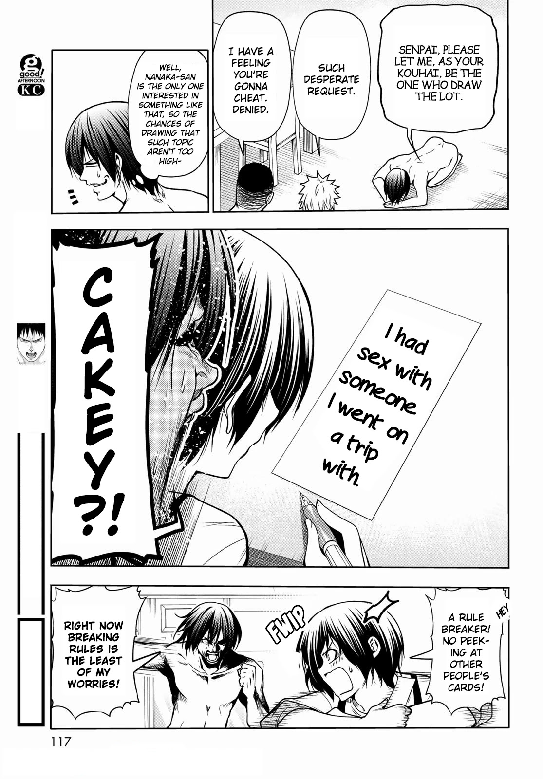 Grand Blue Manga Chapter 70 page 26 - Death Game scene