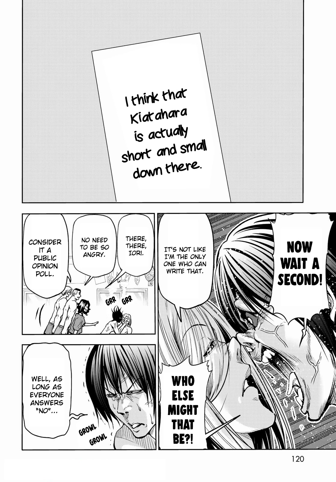 Grand Blue Manga Chapter 70 page 29 - Death Game scene