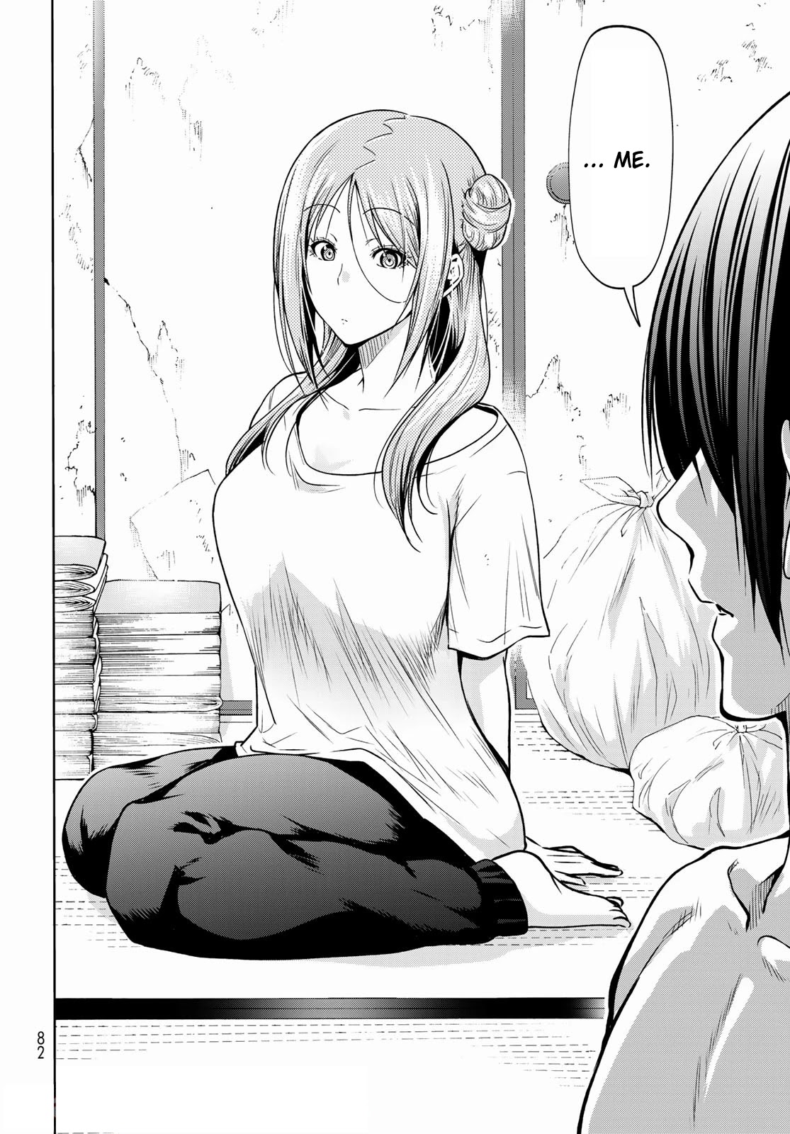 Grand Blue Manga Chapter 71 page 26 - Bedtime Calisthenics scene