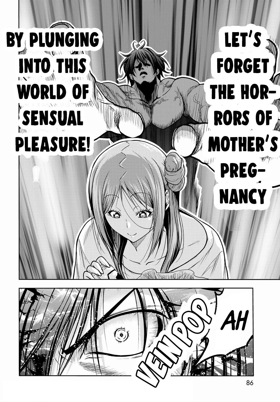Grand Blue Manga Chapter 71 page 30 - Bedtime Calisthenics scene