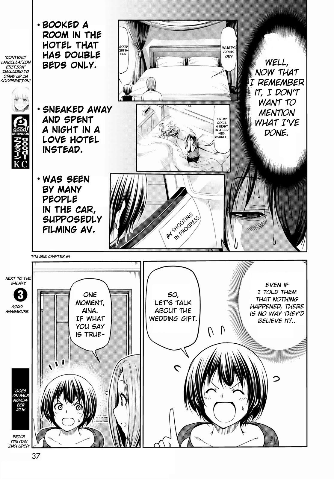 Grand Blue Manga Chapter 72 page 15 - Sorrow - Round Two scene