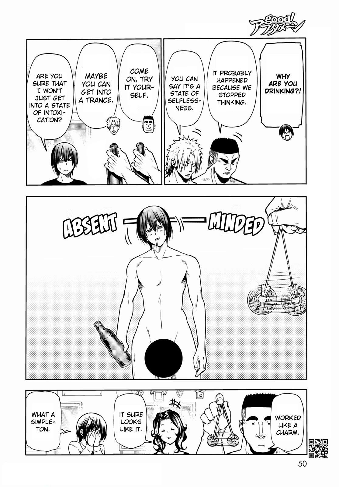 Grand Blue Manga Chapter 73 page 14 - Rebound Challenge scene