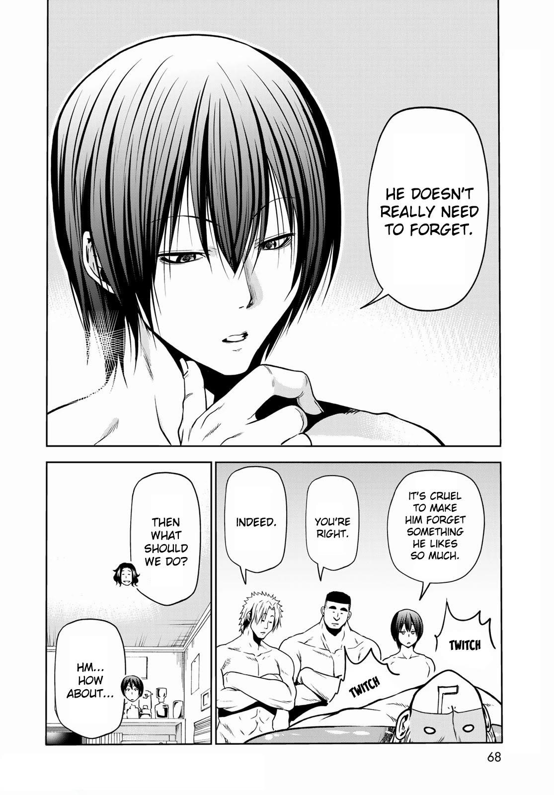 Grand Blue Manga Chapter 73 page 31 - Rebound Challenge scene