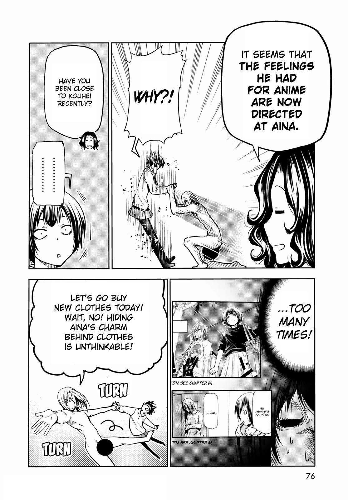 Grand Blue Manga Chapter 73 page 38 - Rebound Challenge scene