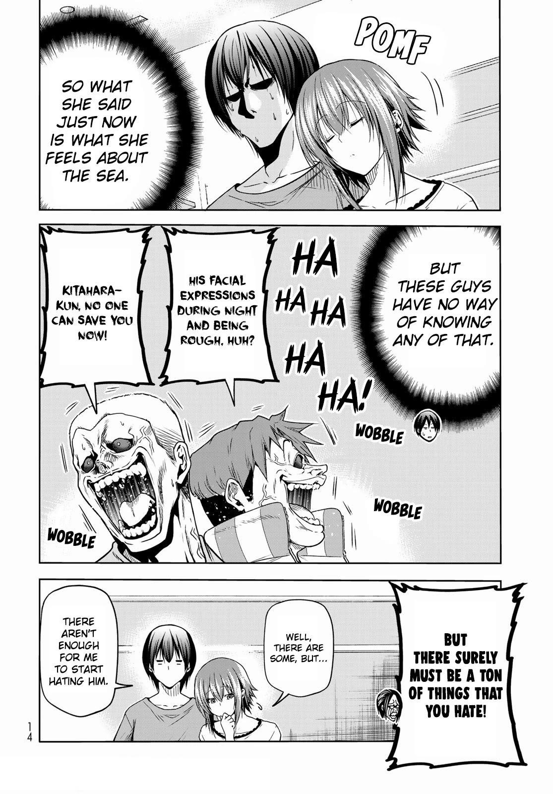 Grand Blue Manga Chapter 74 page 11 - Hypnosis Crisis scene