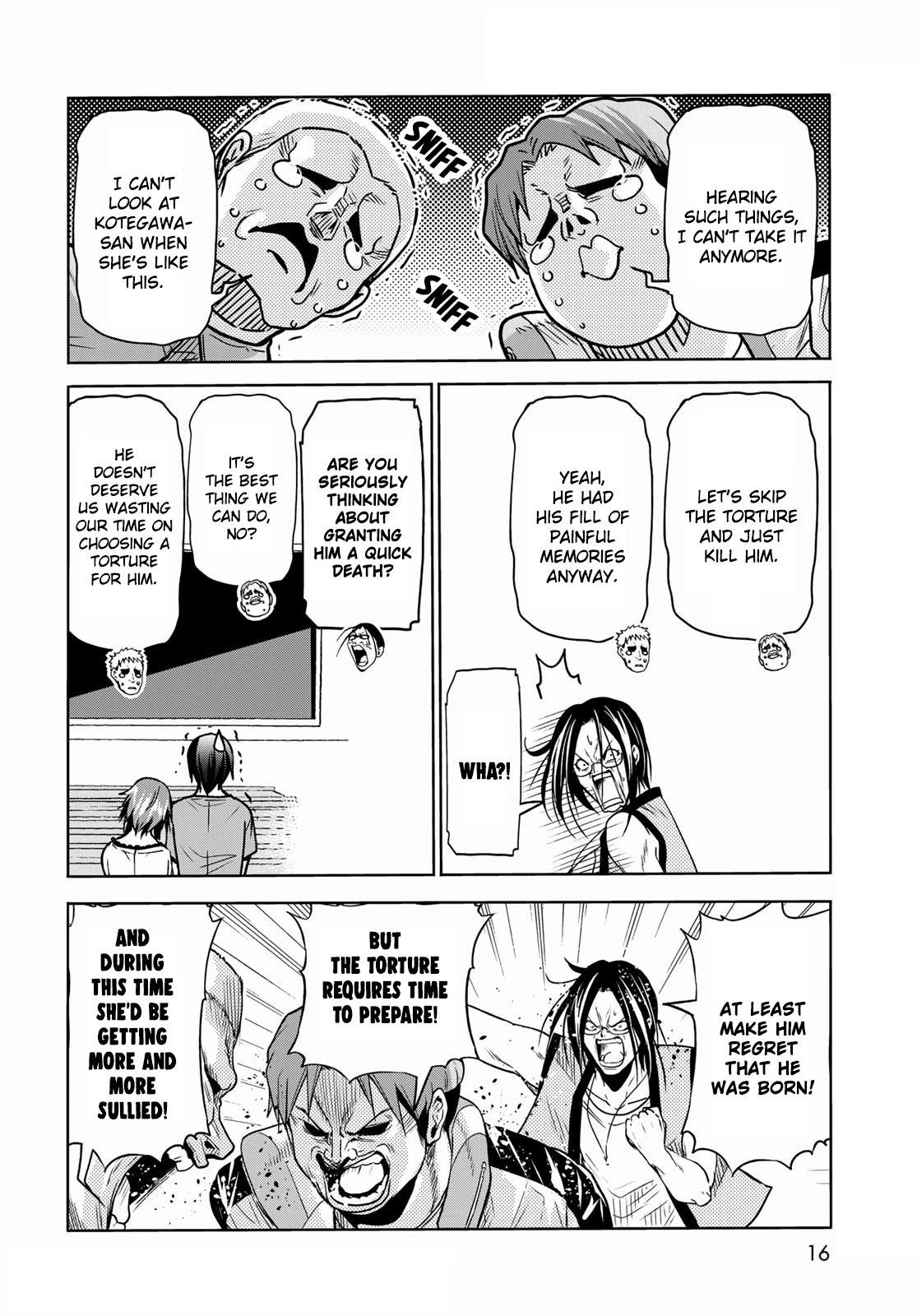 Grand Blue Manga Chapter 74 page 13 - Hypnosis Crisis scene